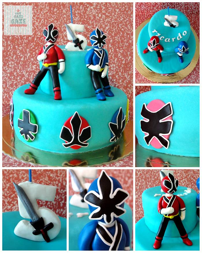 Power Ranger Samurai Cake