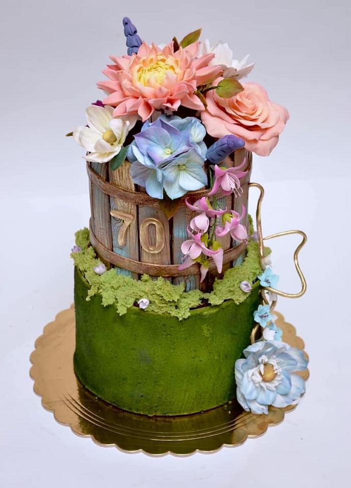 Flowers cake