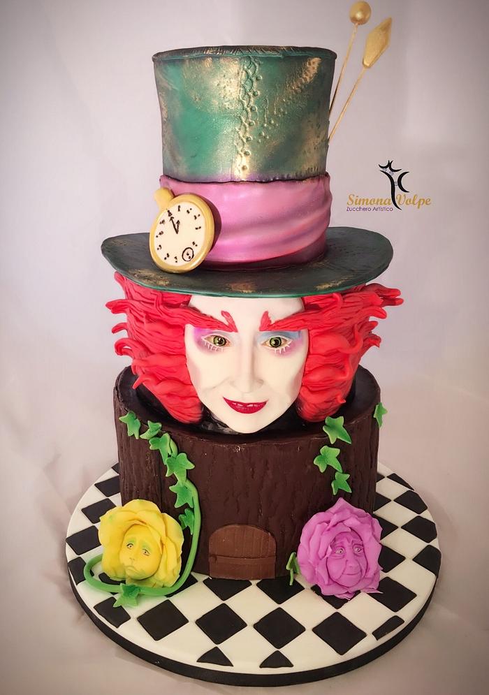 the Mad Hatter Cake 