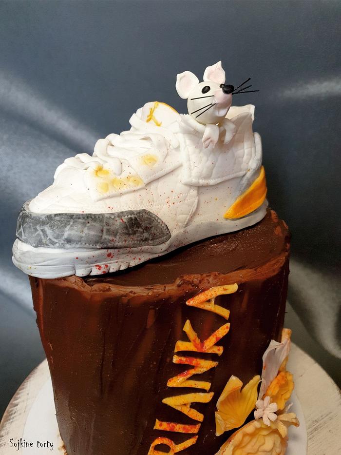 Sneakers jordan cake:)