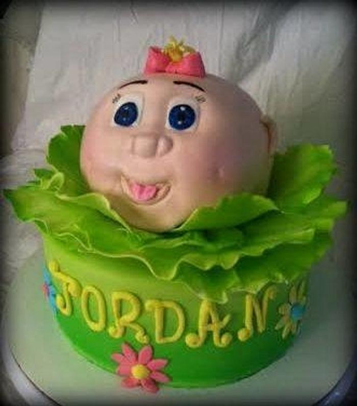 Cabbage Patch Kid Birthday Cake