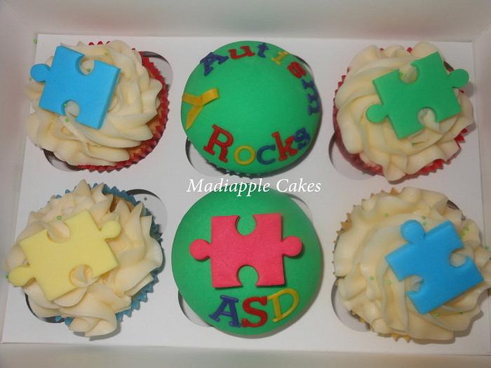 Autism Awareness Day cakes
