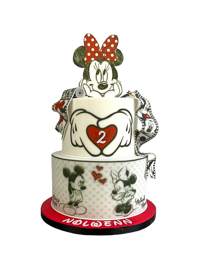 Minnie cake vintage
