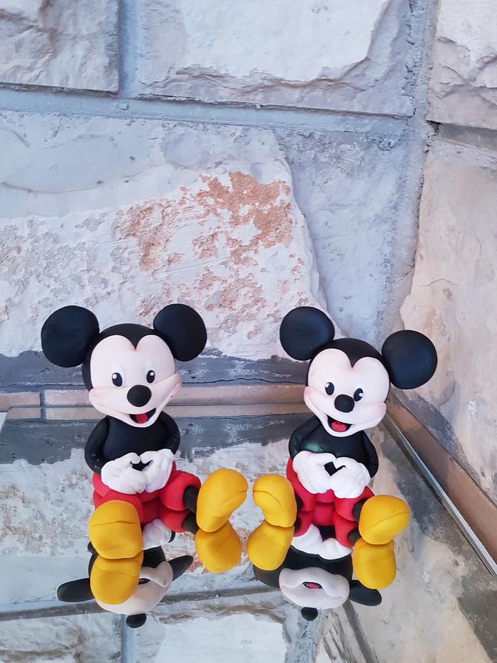 Mickey mouse cake toppers