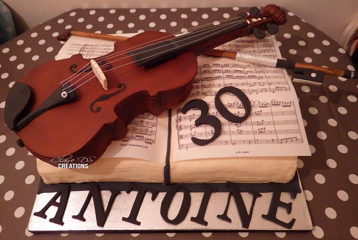 Violin and score