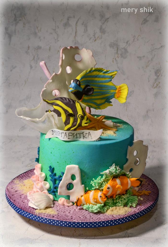 Seashell cake