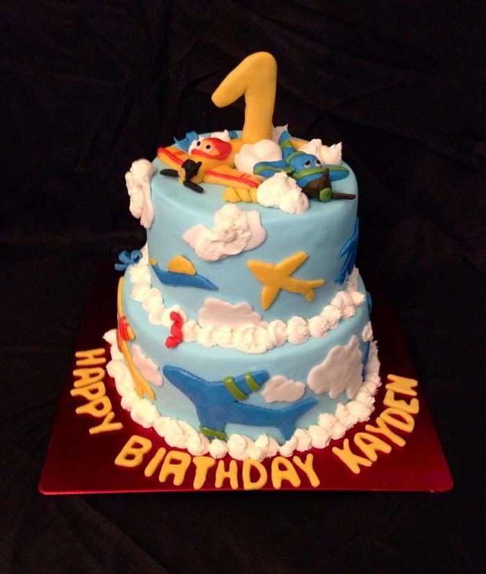 Airplane  cake
