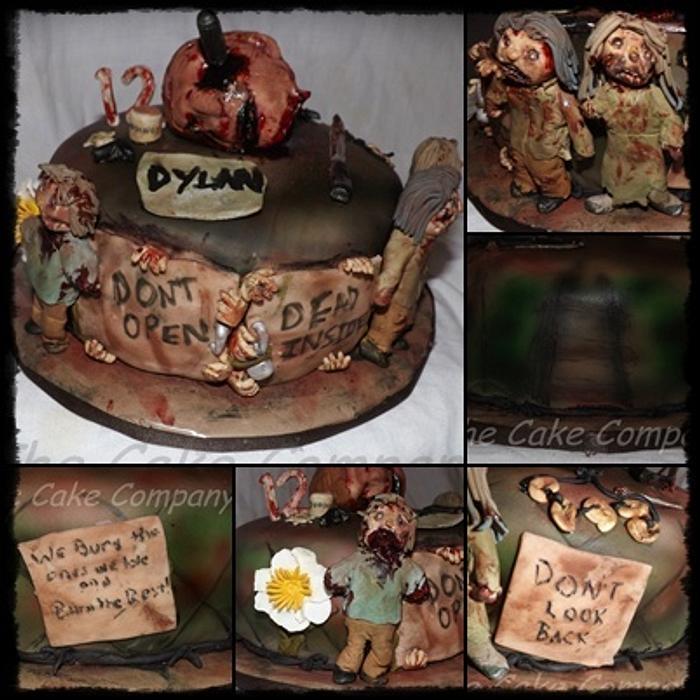 walking dead cake