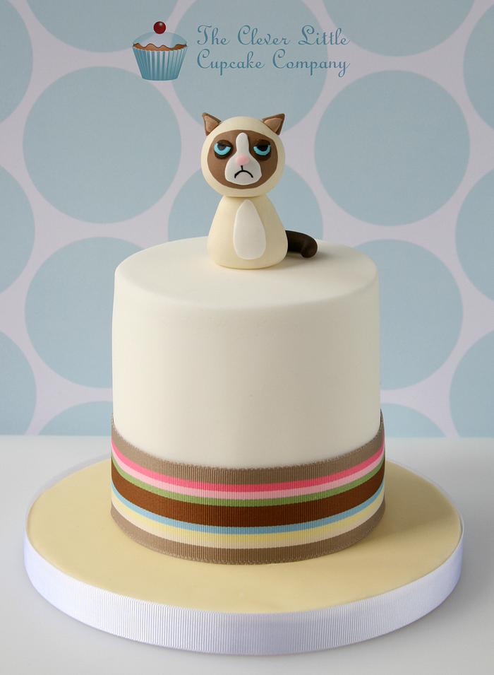 Grumpy Cat Mini Cake