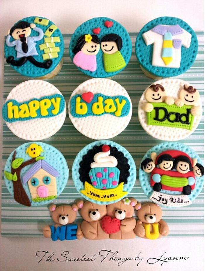 Happy Family cupcakes