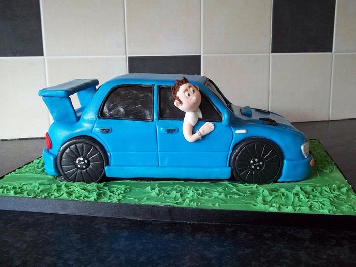 Scooby doo car cake