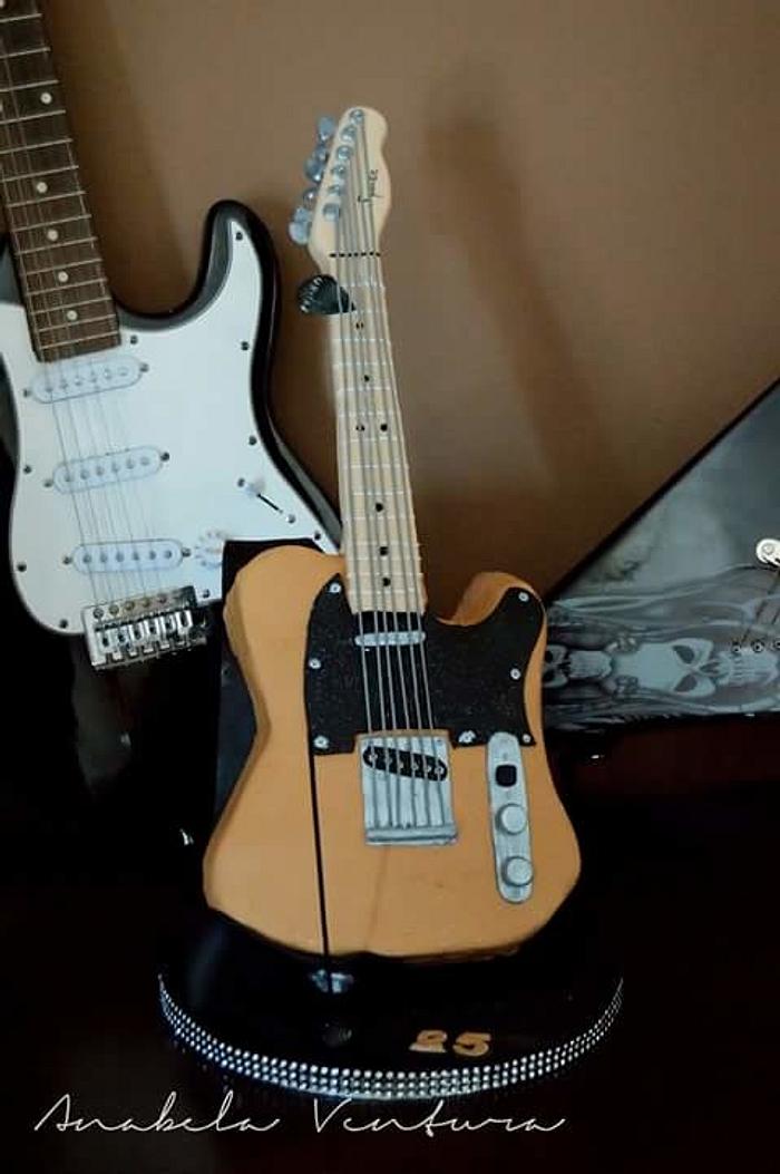 Fender Squier Guitar Cake