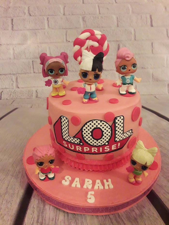 Lol surprise dolls cake