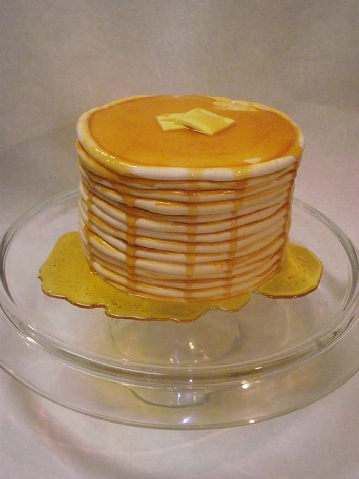 Stack of Pancakes Cake!