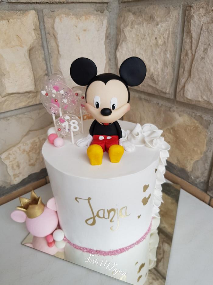 Mickey mouse bday cake