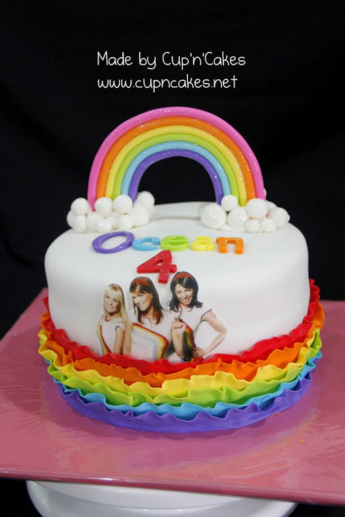 Rainbow cake K3