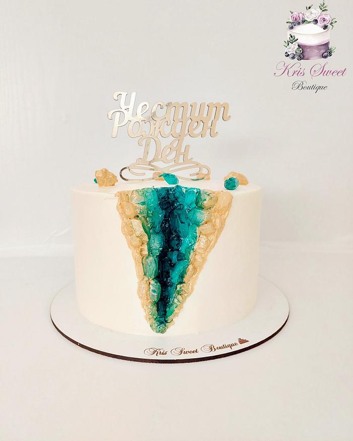 Geode cake