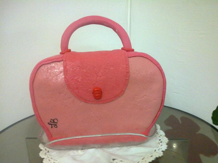 Pink Purse Cake