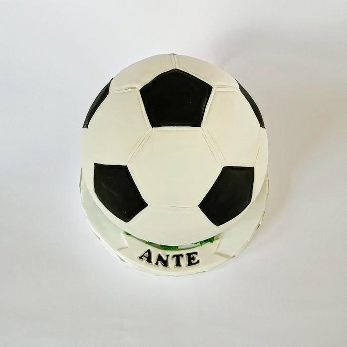 Football 3d cake