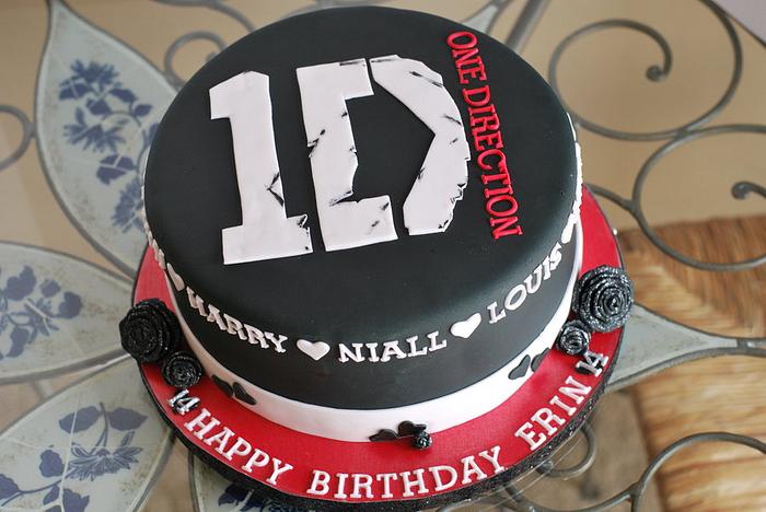 One Direction Cake - Original design by Sharon at Mrs. T & Cakes!