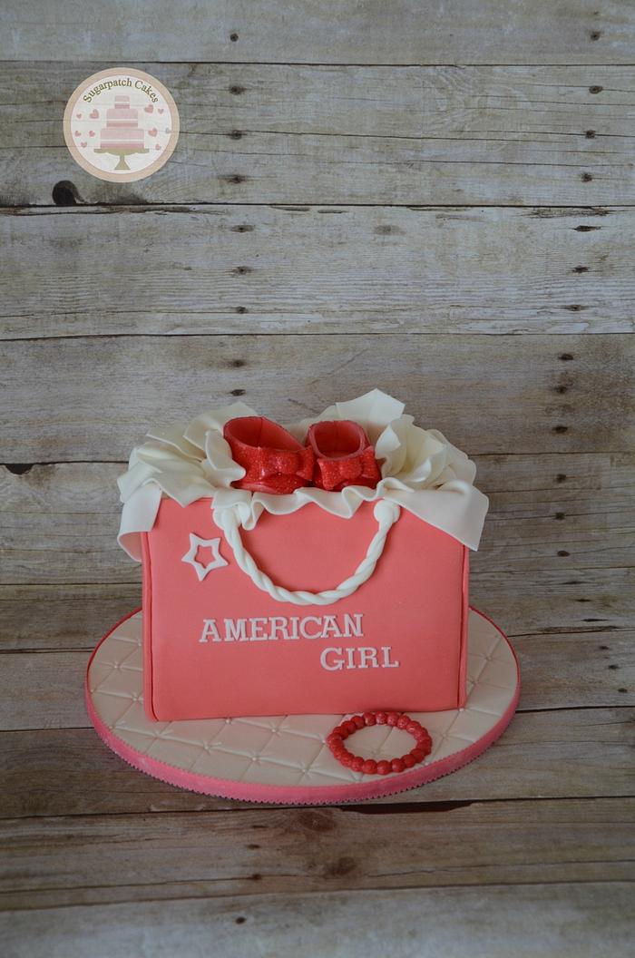 American Girl Shopping Bag