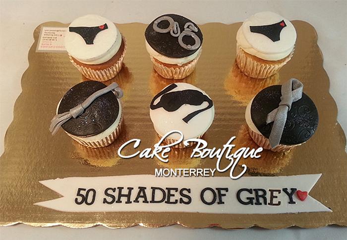 50 Shades of Grey Cupcakes