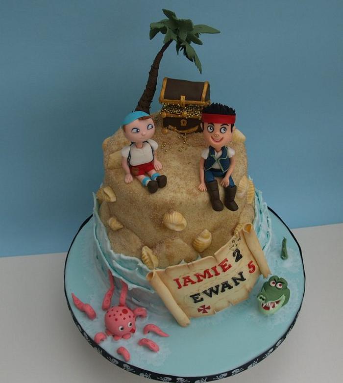 Pirate birthday cake