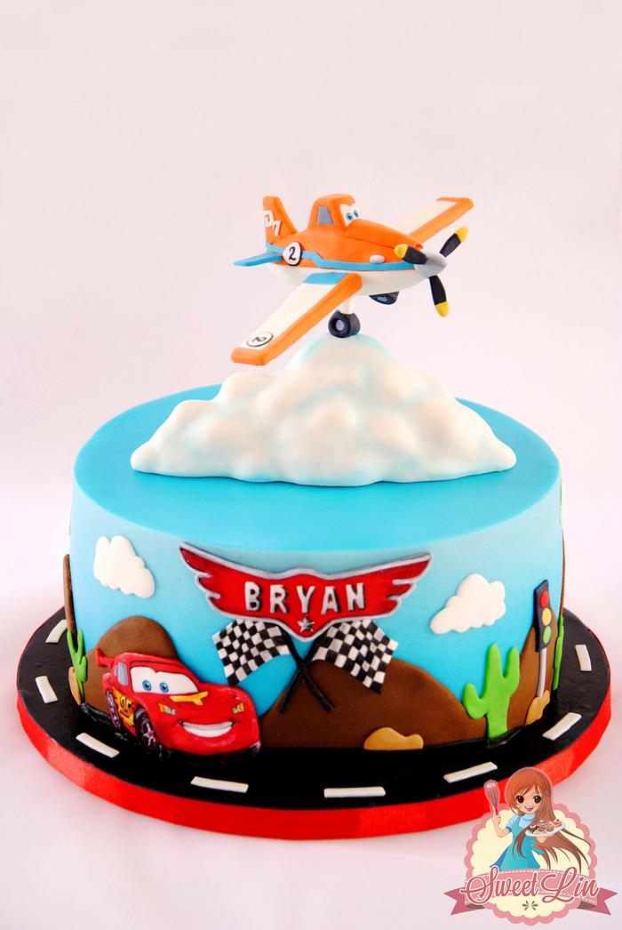 Cars - Planes Cake