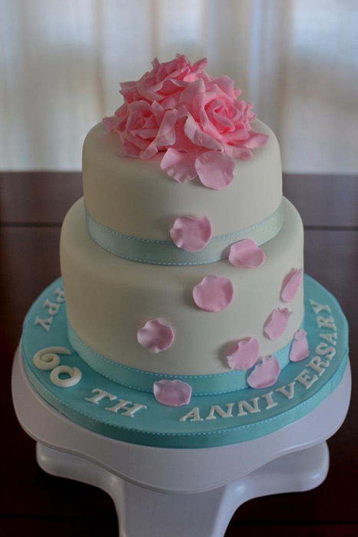 60th Anniversary Cake