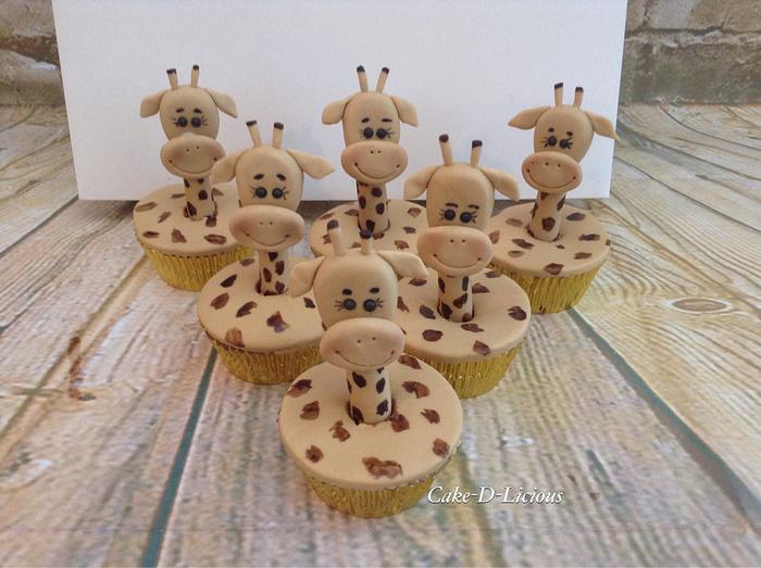 Giraffes Cupcakes 