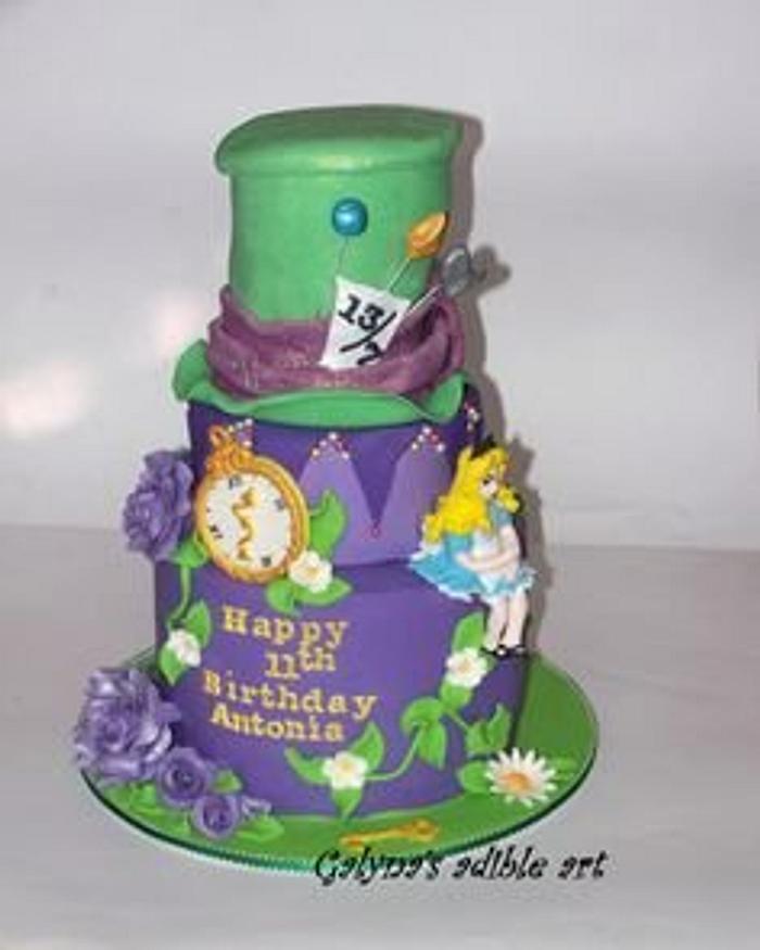 Alice In Wonderland cakes