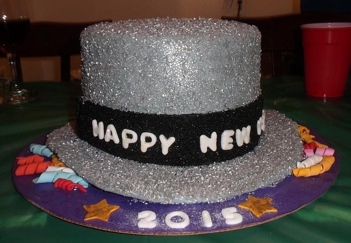 New Years Cake Hat