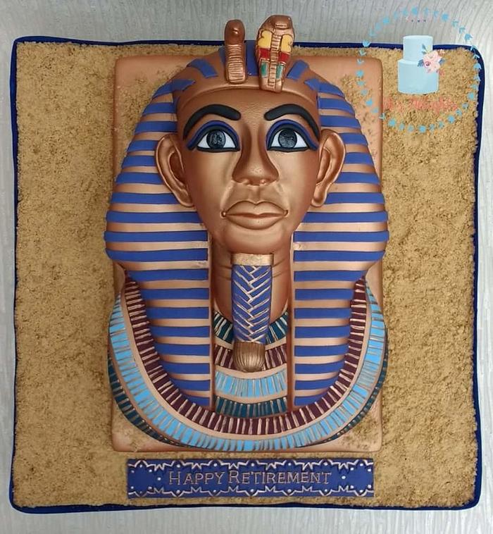 2D Tutankhamun cake