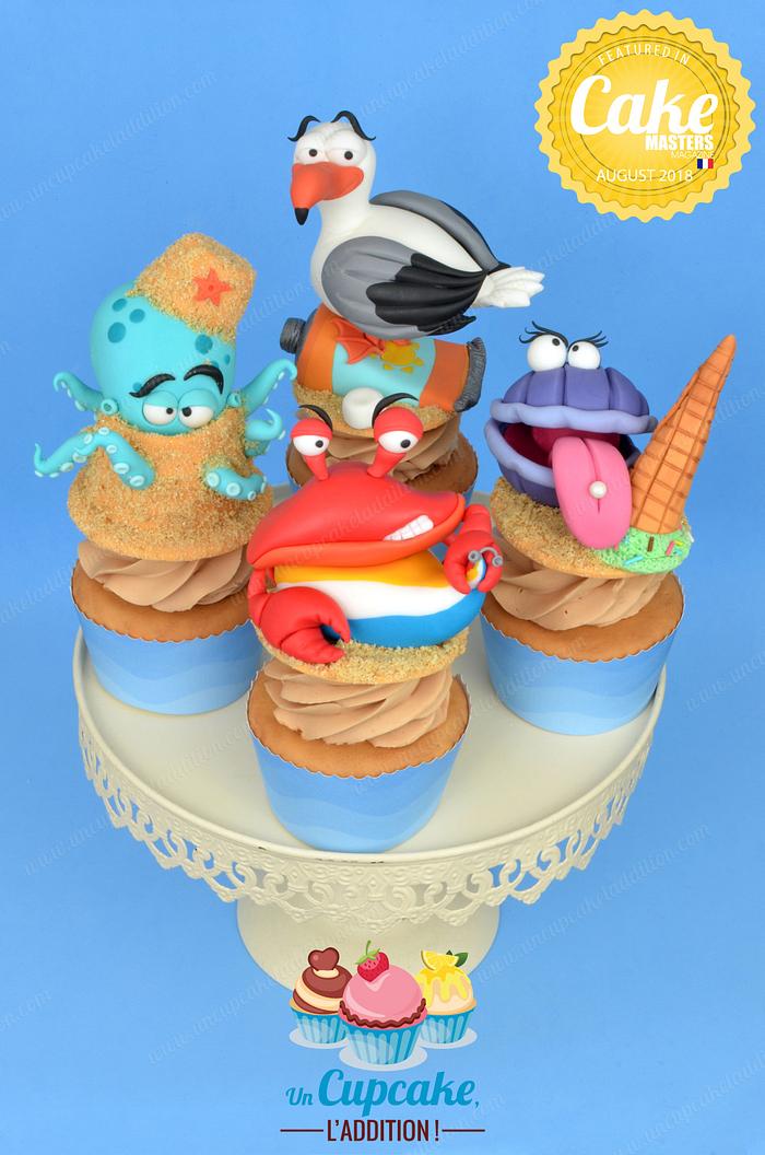 Beach Rascals Cupcakes