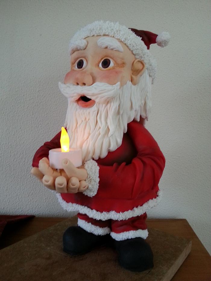 Santa Claus with Candle