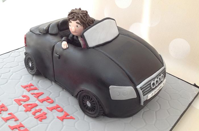 Audi Convertible cake 