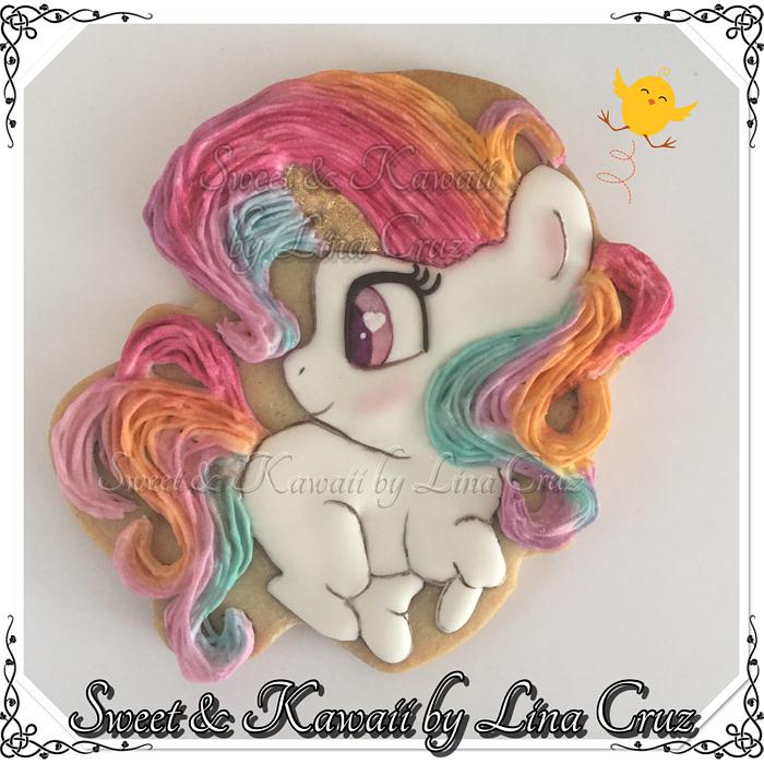 Unicorn cookie named Sugar 