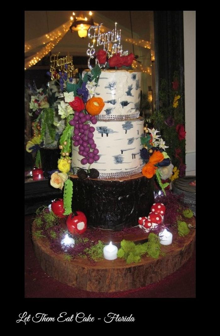 Hurricane Mathew wedding cake