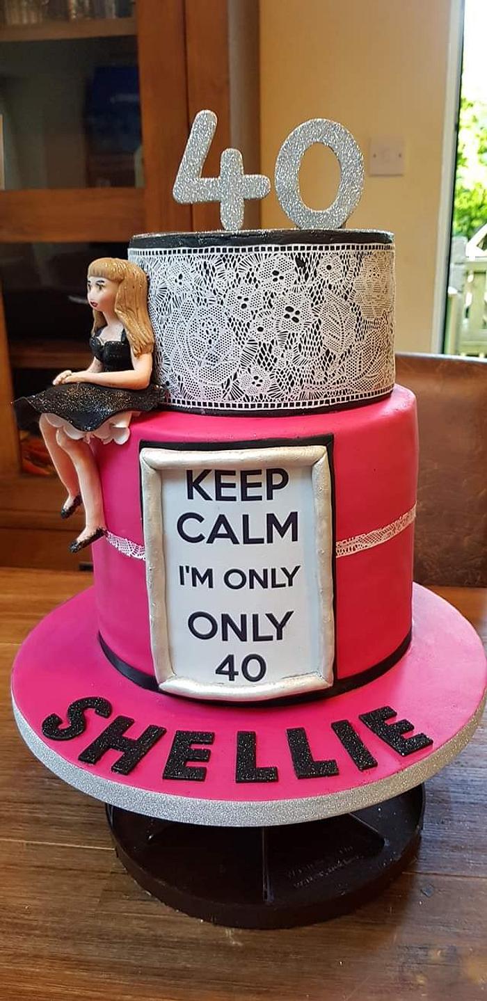 40th birthday cake 