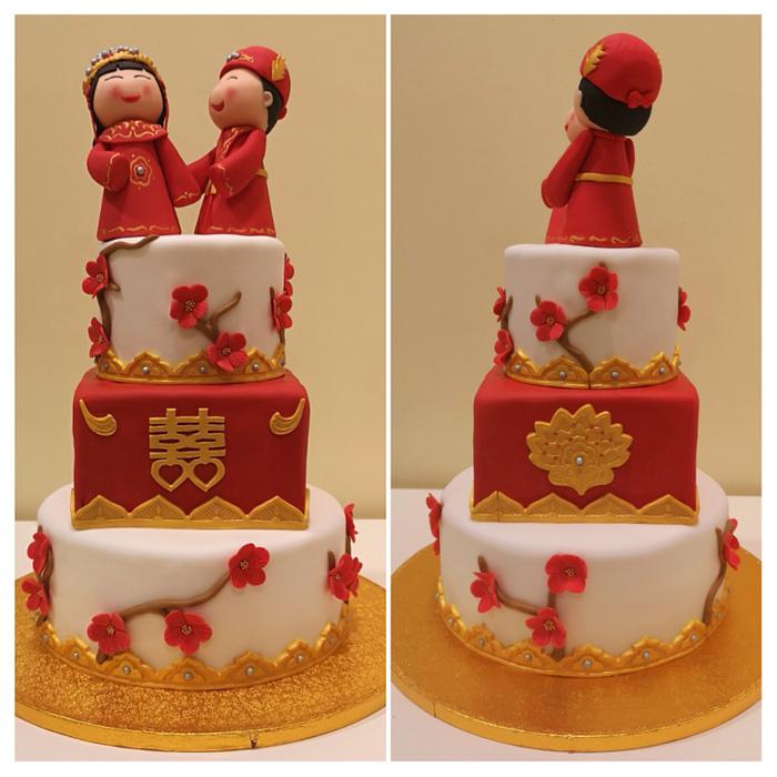China Style Wedding cake