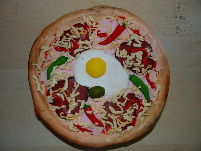 Pizza cake