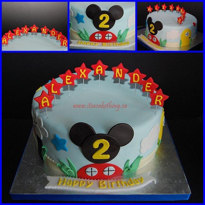 Mickey Mouse Themed Cake 