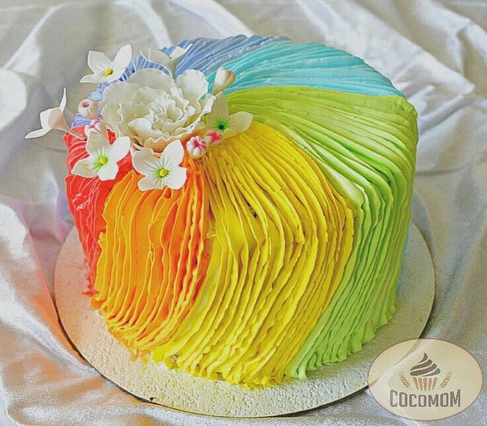Colourful Holi Cake