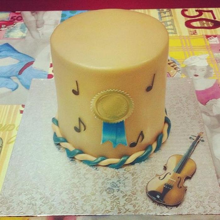 Music Cake. 