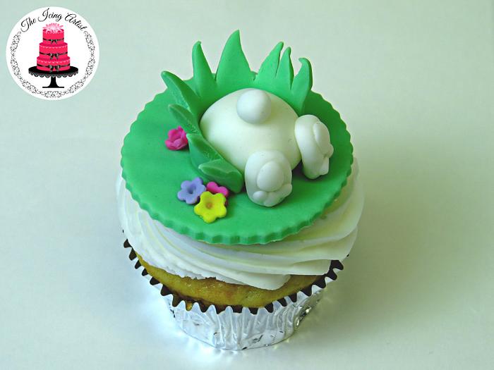 Easter Bunny Bum Cupcake Topper!