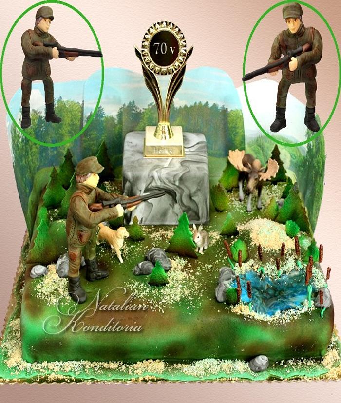 Hunting Cake for a Jubilee
