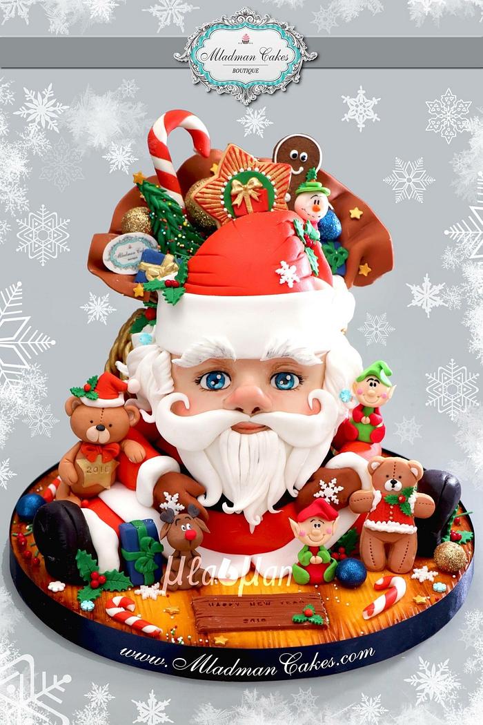 Santa Claus 3D Cake