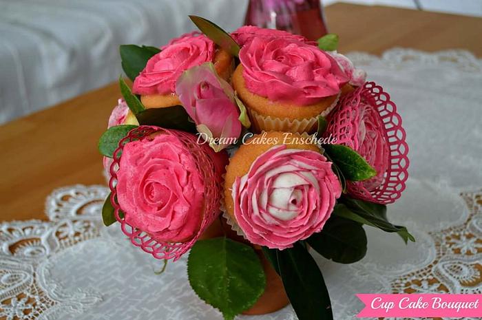 My lovely  bouquet Cupcakes! 