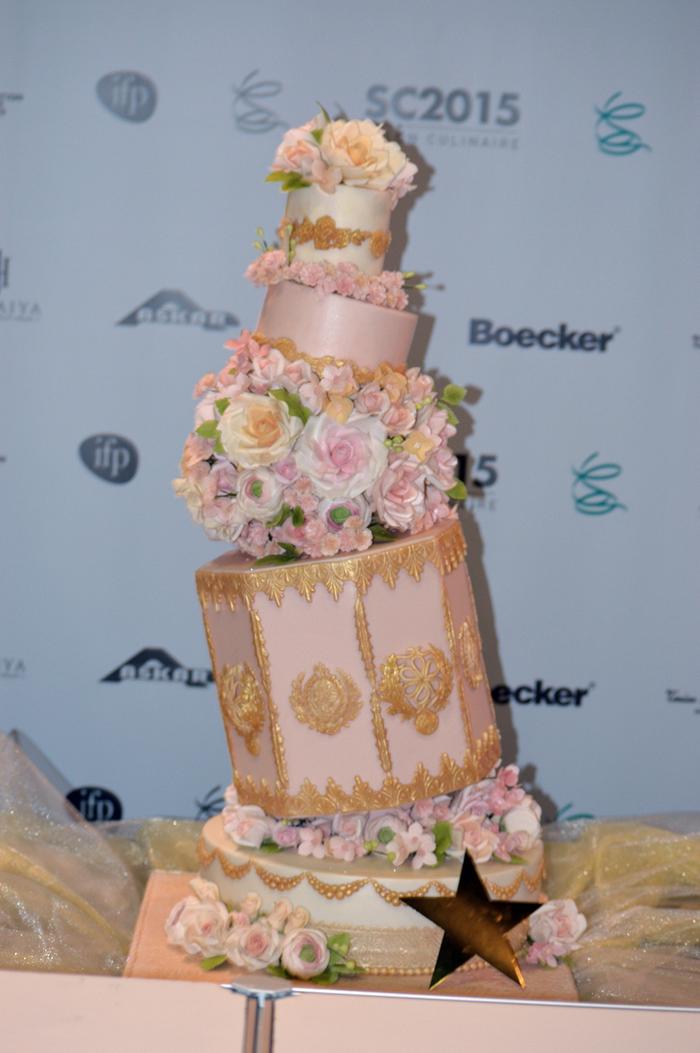 Whimsical Cake meets Traditional Elegance