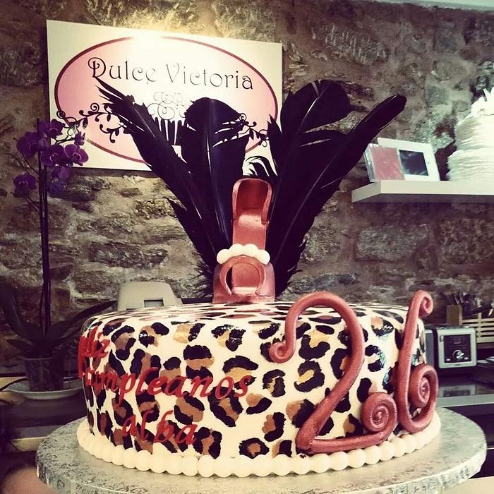 leopard cake